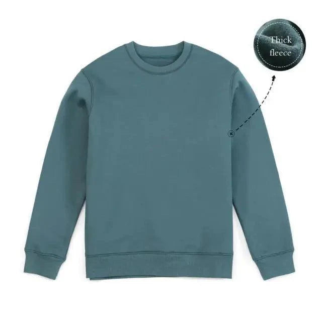 New Autumn  Winter Sweatshirt Men Casual Minimalist Sweatshirt O-Neck For Men Solid Color Ladies Long Sleeve Casual Pullover Clothes Sweatshirt Stevvex