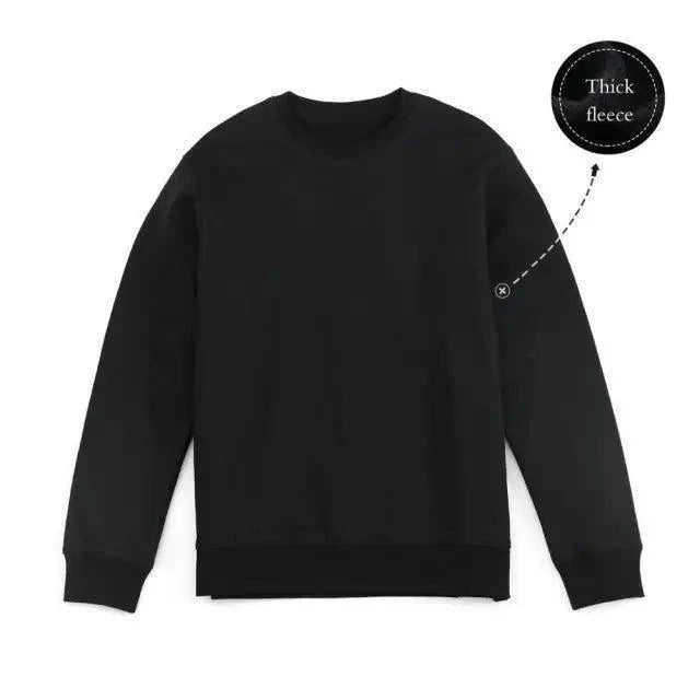 New Autumn  Winter Sweatshirt Men Casual Minimalist Sweatshirt O-Neck For Men Solid Color Ladies Long Sleeve Casual Pullover Clothes Sweatshirt Stevvex