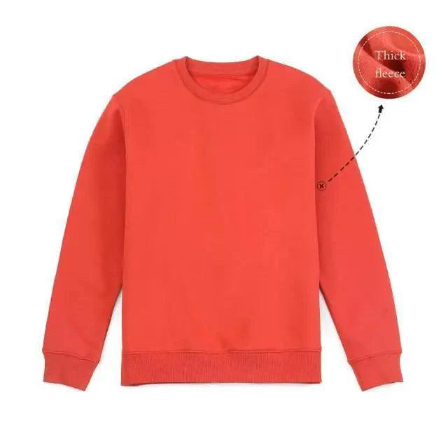 New Autumn  Winter Sweatshirt Men Casual Minimalist Sweatshirt O-Neck For Men Solid Color Ladies Long Sleeve Casual Pullover Clothes Sweatshirt Stevvex