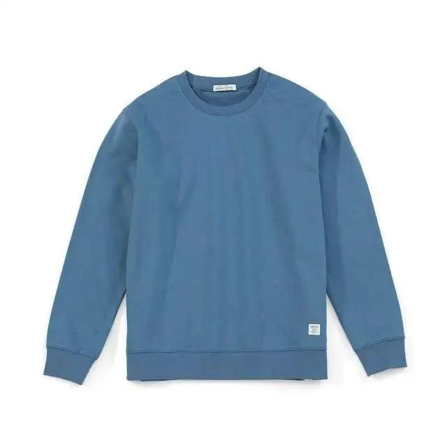 New Autumn  Winter Sweatshirt Men Casual Minimalist Sweatshirt O-Neck For Men Solid Color Ladies Long Sleeve Casual Pullover Clothes Sweatshirt Stevvex