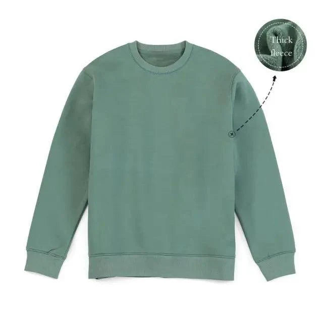 New Autumn  Winter Sweatshirt Men Casual Minimalist Sweatshirt O-Neck For Men Solid Color Ladies Long Sleeve Casual Pullover Clothes Sweatshirt Stevvex