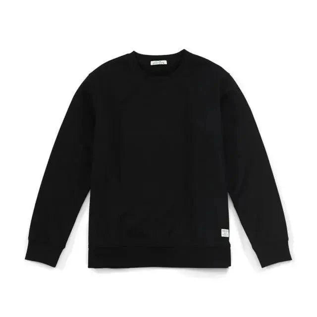 New Autumn  Winter Sweatshirt Men Casual Minimalist Sweatshirt O-Neck For Men Solid Color Ladies Long Sleeve Casual Pullover Clothes Sweatshirt Stevvex