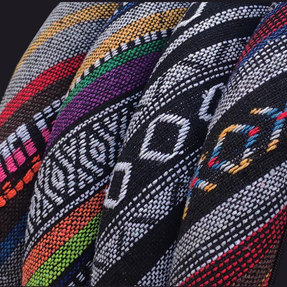 New Baja Blanket Car Steering Wheel Cover Linen Universal Elastic Flax Stripe Cool Interior Car Steering Wheel Cover Ethnic Style Car Accessories Steering Wheel Covers with Cloth for Women Breathable Anti Skid Better Grips Steering Wheel Cover Women Stevvex