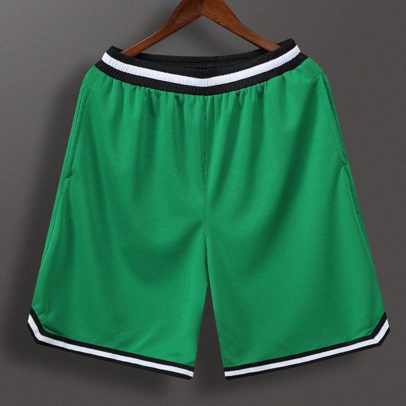 New Basketball Shorts Patchwork Solid Loose Beach Outdoor Sports Fitness Exercise Bottoms Jogging Hiking Running Sweatpants Men's Shorts Gym Men Running Sport Fitness Mens Basketball Jogging Quick Dry Short Pants Stevvex