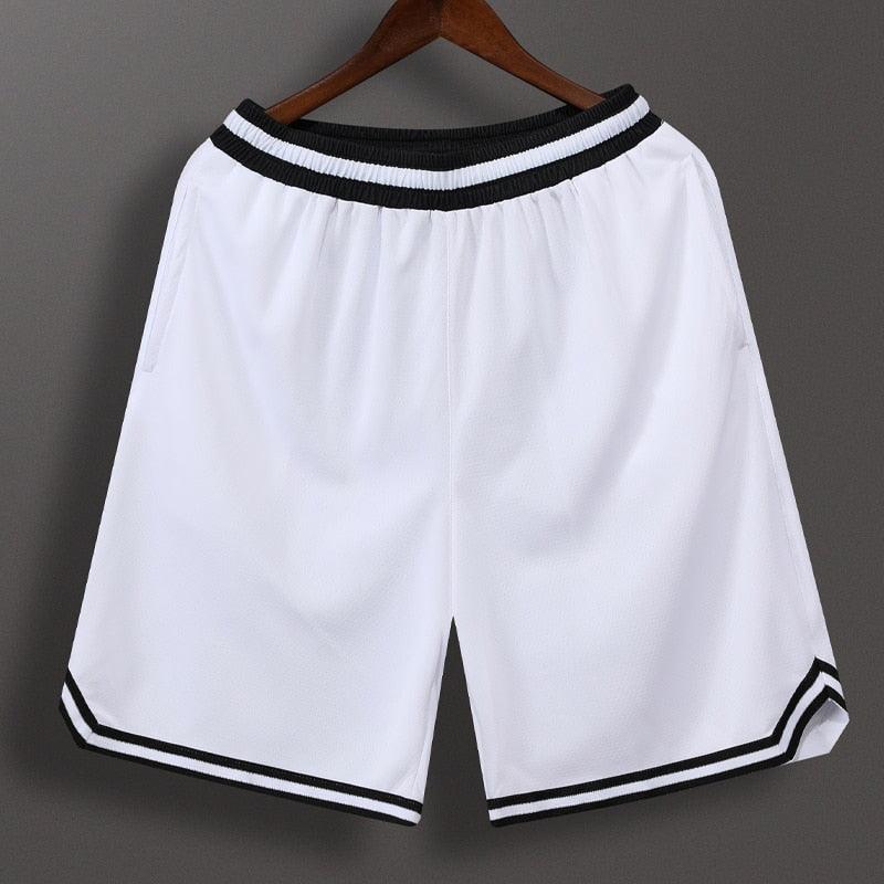 New Basketball Shorts Patchwork Solid Loose Beach Outdoor Sports Fitness Exercise Bottoms Jogging Hiking Running Sweatpants Men's Shorts Gym Men Running Sport Fitness Mens Basketball Jogging Quick Dry Short Pants Stevvex