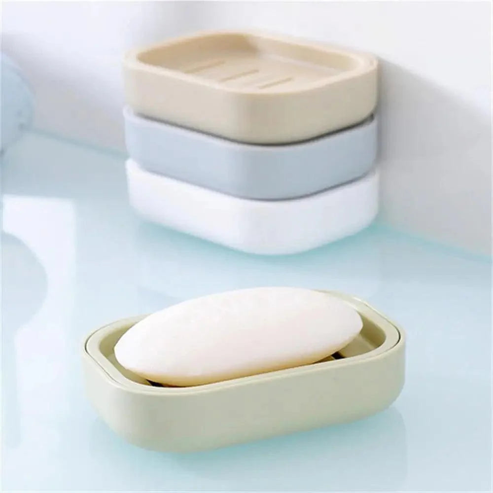 New Bathroom Dish Plate Case Home Shower Travel Hiking Holder Container Soap Box Plastic Soap Box Dispenser Soap Rack Bathroom Dish Plate Case Home Shower Travel Hiking Box Soap Box Dispenser Plastic Container Soap Soap Rack Holder Random Colour Stevvex