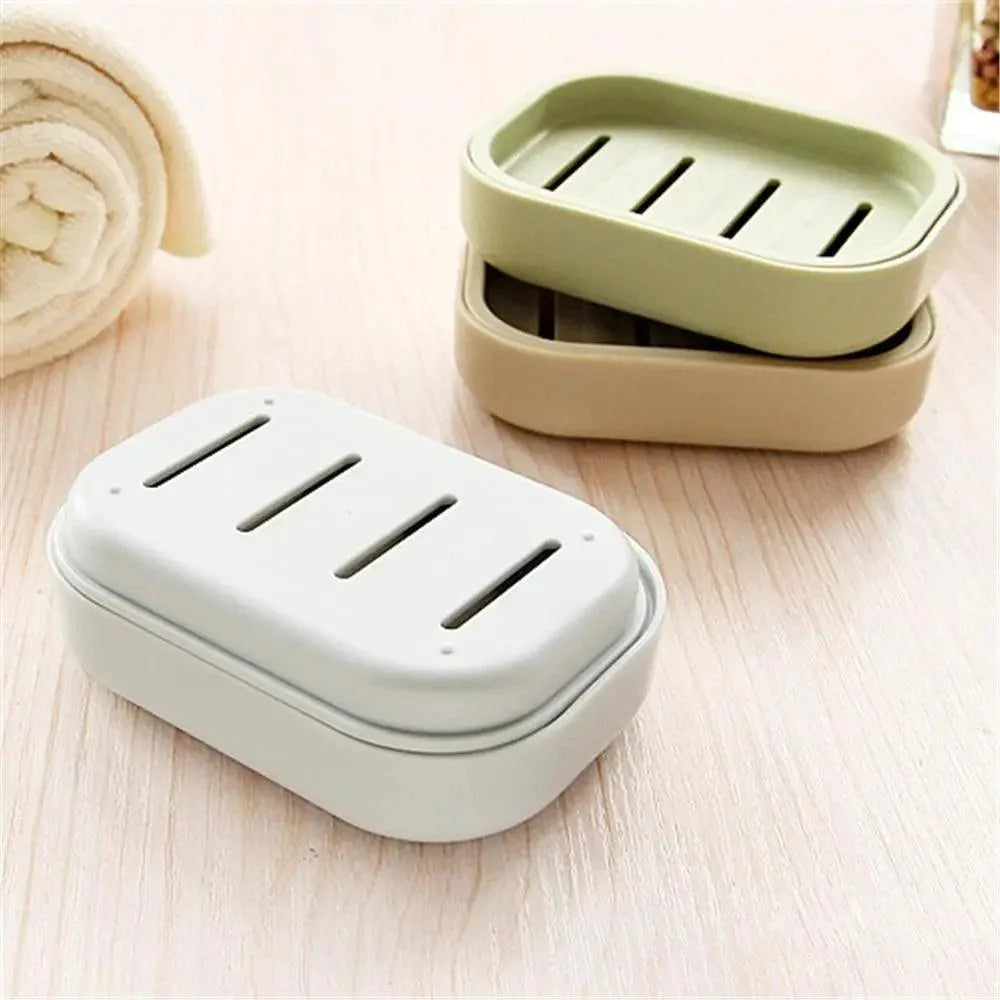 New Bathroom Dish Plate Case Home Shower Travel Hiking Holder Container Soap Box Plastic Soap Box Dispenser Soap Rack Bathroom Dish Plate Case Home Shower Travel Hiking Box Soap Box Dispenser Plastic Container Soap Soap Rack Holder Random Colour Stevvex