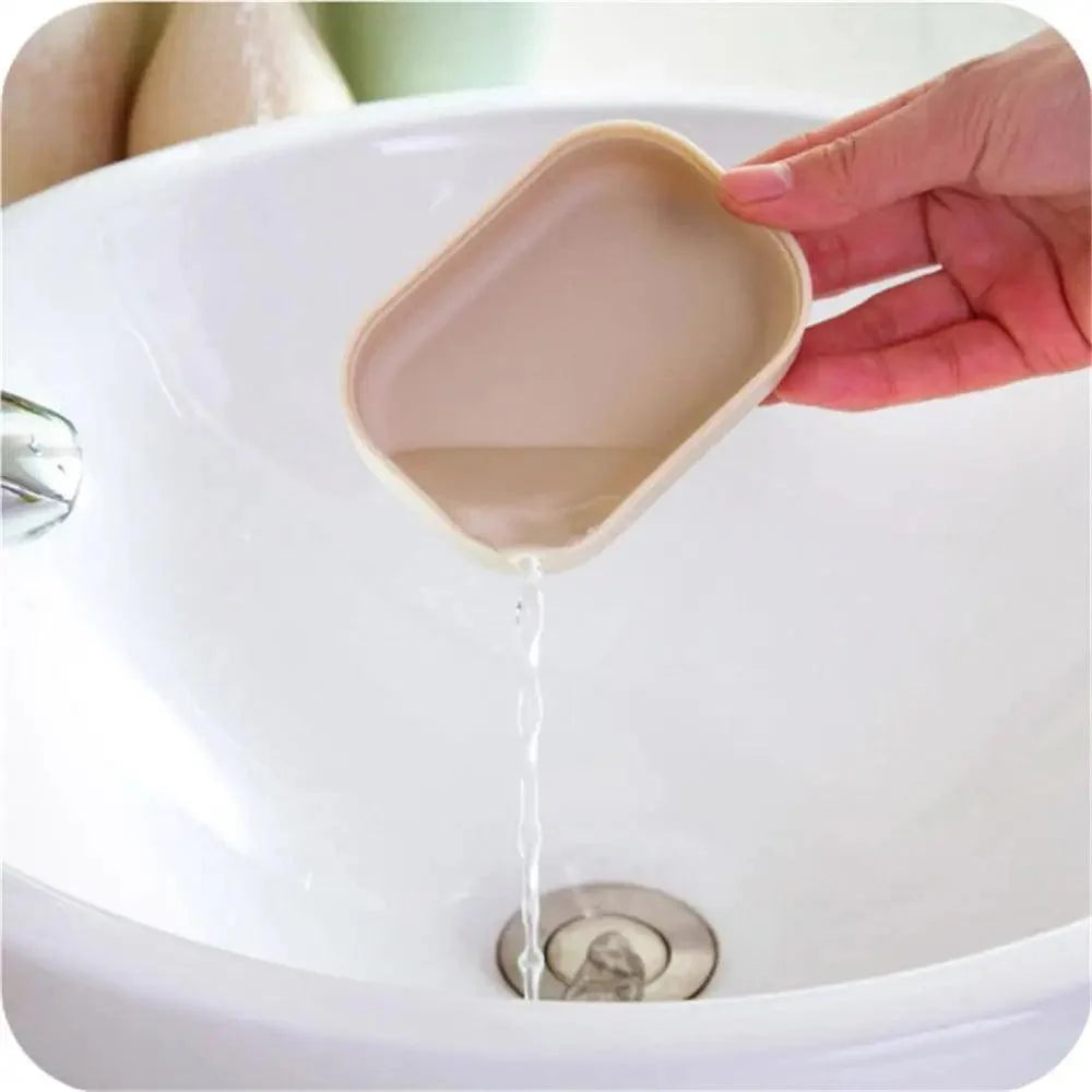 New Bathroom Dish Plate Case Home Shower Travel Hiking Holder Container Soap Box Plastic Soap Box Dispenser Soap Rack Bathroom Dish Plate Case Home Shower Travel Hiking Box Soap Box Dispenser Plastic Container Soap Soap Rack Holder Random Colour Stevvex