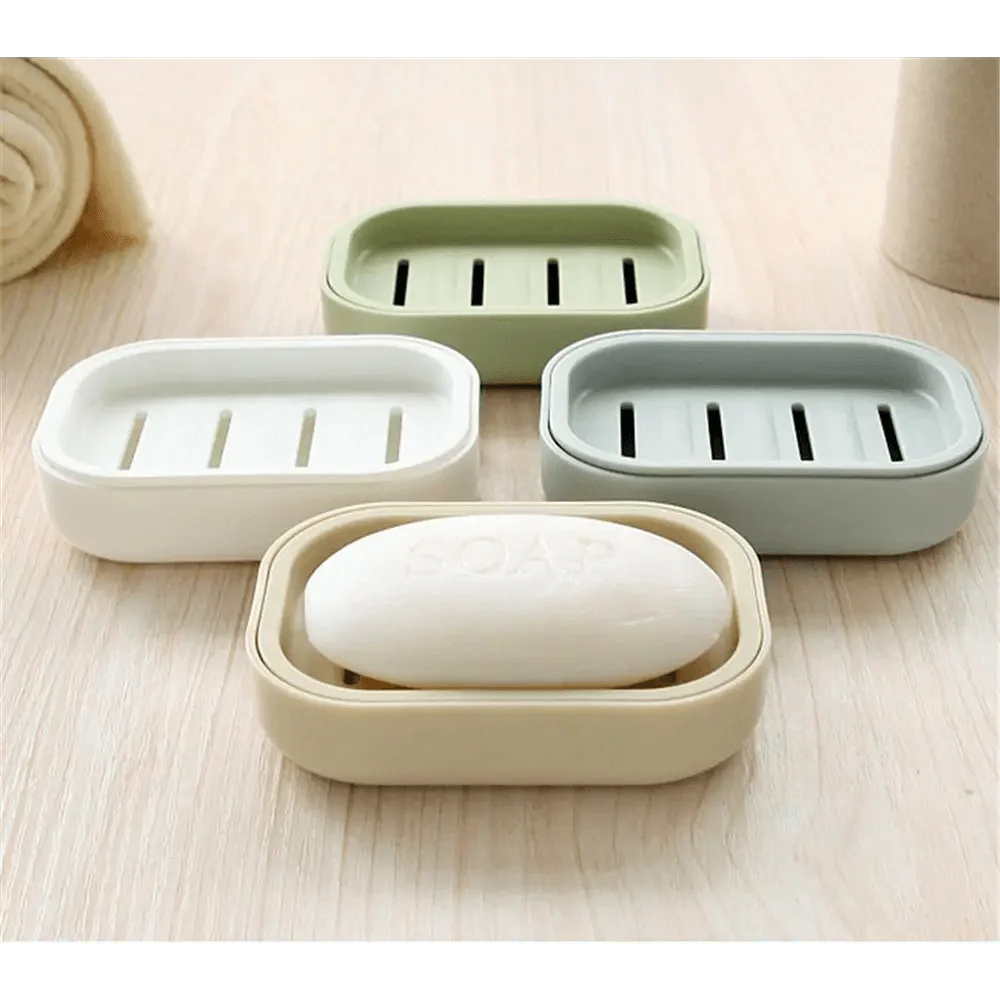 New Bathroom Dish Plate Case Home Shower Travel Hiking Holder Container Soap Box Plastic Soap Box Dispenser Soap Rack Bathroom Dish Plate Case Home Shower Travel Hiking Box Soap Box Dispenser Plastic Container Soap Soap Rack Holder Random Colour Stevvex