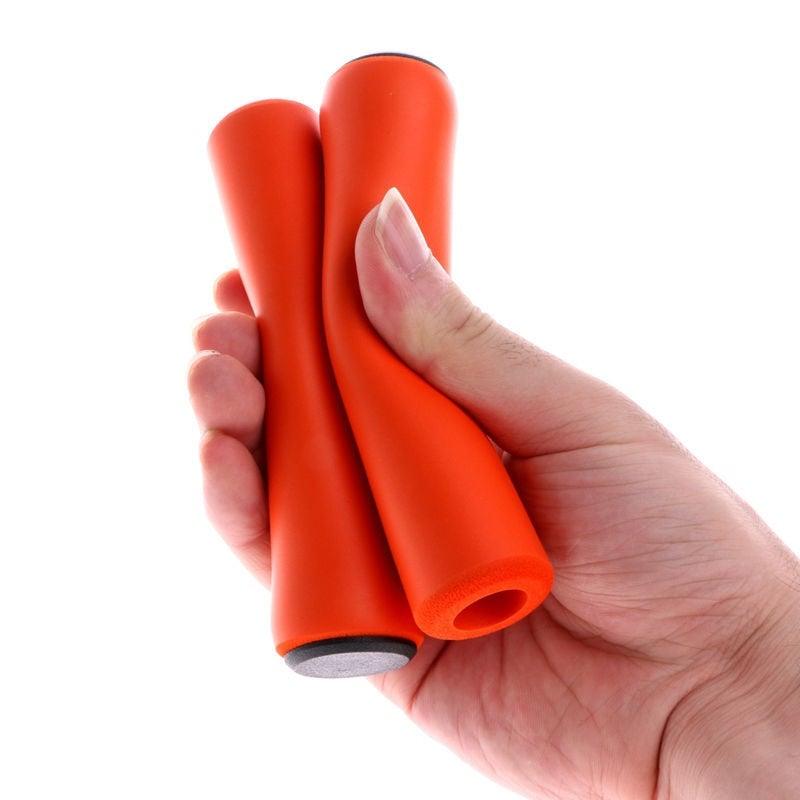 NEW Bicycle Grips Super Light Silicone Non-Slip Shock Absorption Road Handle Bike Bicycles Parts Comfortable Shock Absorption Bike Handlebar Grips Comfort Ergo Handlebar Grip Designed For  Cycling Stevvex