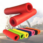 NEW Bicycle Grips Super Light Silicone Non-Slip Shock Absorption Road Handle Bike Bicycles Parts Comfortable Shock Absorption Bike Handlebar Grips Comfort Ergo Handlebar Grip Designed For  Cycling Stevvex