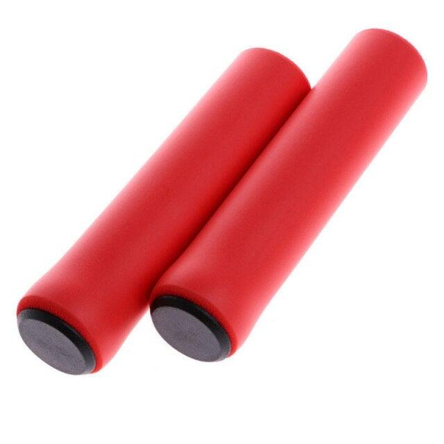 NEW Bicycle Grips Super Light Silicone Non-Slip Shock Absorption Road Handle Bike Bicycles Parts Comfortable Shock Absorption Bike Handlebar Grips Comfort Ergo Handlebar Grip Designed For  Cycling Stevvex