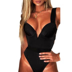 New Bikini Sets Black Push Up Swimsuit Women Neon Patchwork Bikini Swimsuit 2 Piece Cutout Molded Push Up Bathing Suit Women Swimwear Splicing Bathing Suit Holiday Beach Swimming Suit Stevvex