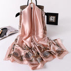 New Brand Designer Luxury  Winter Long Silk Scarf Shawls Wraps Print Cotton Scarf Stylish Head Wraps Scarves Hijabs Neck Scarves Lady Hijab For Female