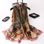 New Brand Designer Luxury  Winter Long Silk Scarf Shawls Wraps Print Cotton Scarf Stylish Head Wraps Scarves Hijabs Neck Scarves Lady Hijab For Female