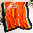 New Brand Designer Luxury  Winter Long Silk Scarf Shawls Wraps Print Cotton Scarf Stylish Head Wraps Scarves Hijabs Neck Scarves Lady Hijab For Female