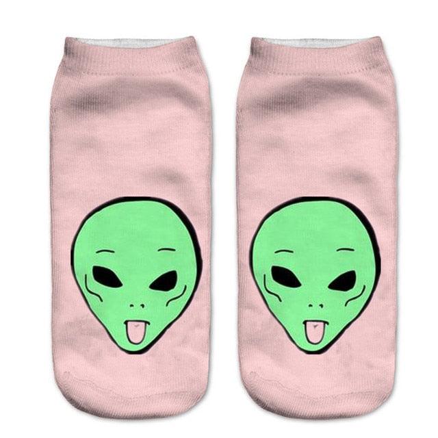 New Cartoon Cat Socks 3D Print Art Funny Socks Women Cute Low Cut Ankle Socks Made o Pure Cotton Short Socks Trending Fashion Short Ankle Socks For Men And Women Stevvex