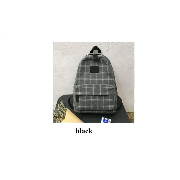New Casual School Bag For Women And Girls Stylish Backpack Striped Book Packbags for Teenage Stevvex