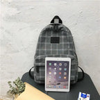 New Casual School Bag For Women And Girls Stylish Backpack Striped Book Packbags for Teenage Stevvex