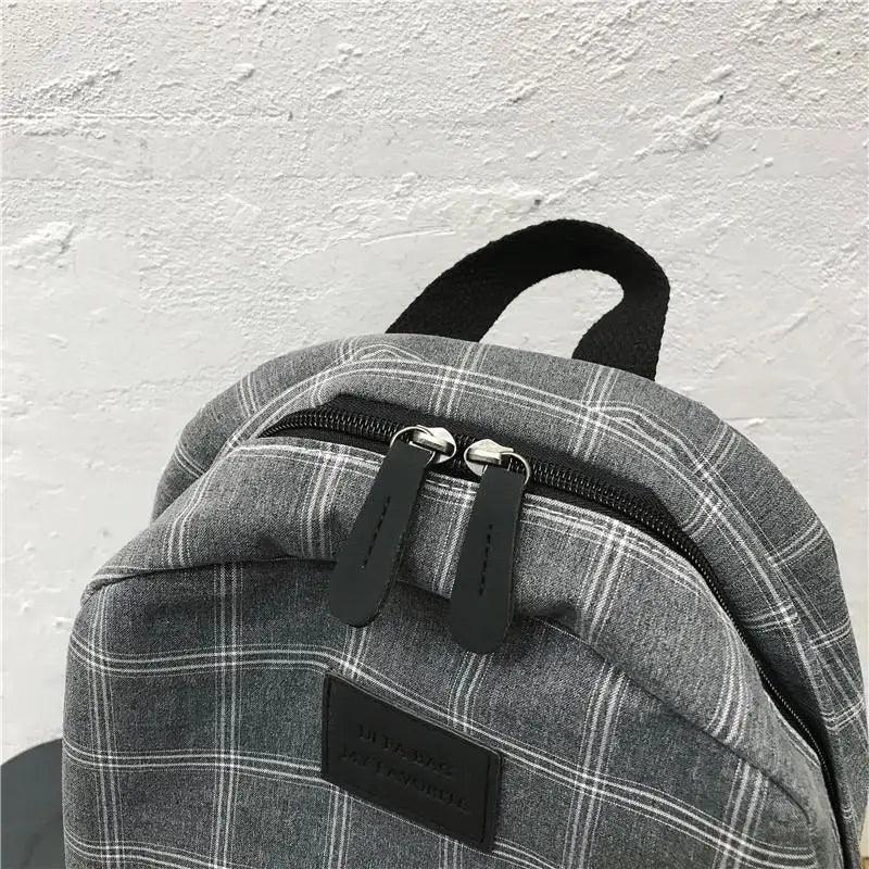 New Casual School Bag For Women And Girls Stylish Backpack Striped Book Packbags for Teenage Stevvex