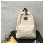 New Casual School Bag For Women And Girls Stylish Backpack Striped Book Packbags for Teenage Stevvex