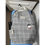 New Casual School Bag For Women And Girls Stylish Backpack Striped Book Packbags for Teenage Stevvex