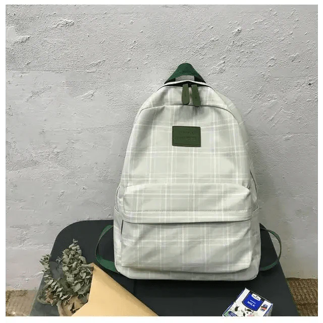 New Casual School Bag For Women And Girls Stylish Backpack Striped Book Packbags for Teenage Stevvex