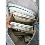 New Casual School Bag For Women And Girls Stylish Backpack Striped Book Packbags for Teenage Stevvex