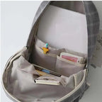 New Casual School Bag For Women And Girls Stylish Backpack Striped Book Packbags for Teenage Stevvex