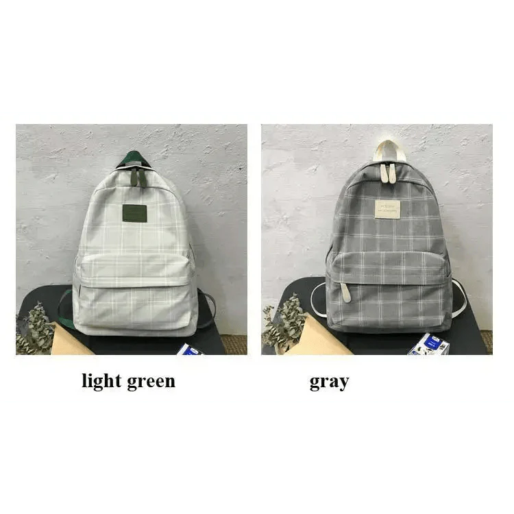 New Casual School Bag For Women And Girls Stylish Backpack Striped Book Packbags for Teenage Stevvex