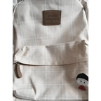 New Casual School Bag For Women And Girls Stylish Backpack Striped Book Packbags for Teenage Stevvex
