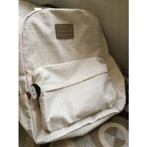 New Casual School Bag For Women And Girls Stylish Backpack Striped Book Packbags for Teenage Stevvex