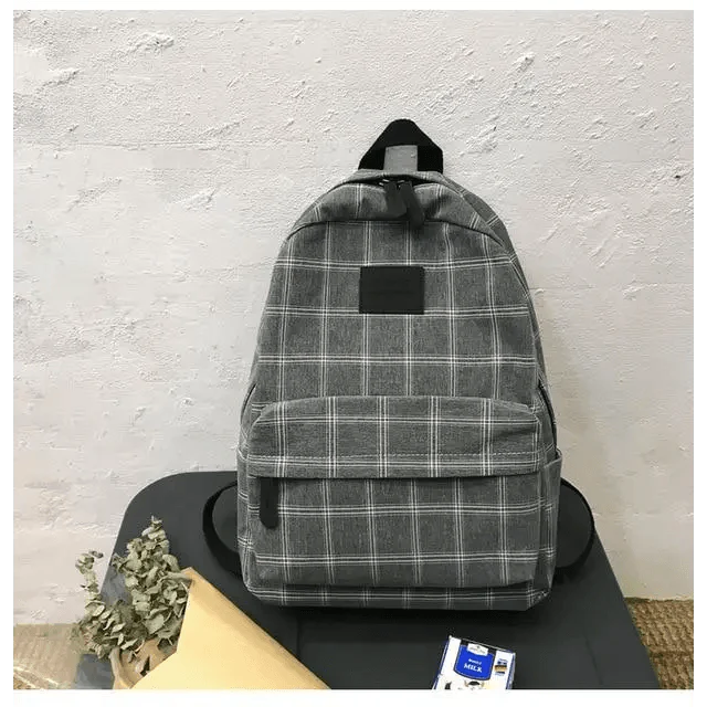 New Casual School Bag For Women And Girls Stylish Backpack Striped Book Packbags for Teenage Stevvex