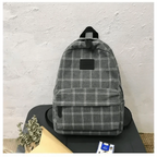 New Casual School Bag For Women And Girls Stylish Backpack Striped Book Packbags for Teenage Stevvex