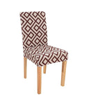 New Chair Covers Spandex Stretch Chair Covers Dining Slipcover Decorative Chair Cover floral For Kitchen Wedding Banquet Hotel Stretch Armless Chair Slipcover for Dining Room Seat Cushion, Spandex Kitchen Parson Chair Protector Cover, Removable & Washable Stevvex