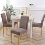 New Chair Covers Spandex Stretch Chair Covers Dining Slipcover Decorative Chair Cover floral For Kitchen Wedding Banquet Hotel Stretch Armless Chair Slipcover for Dining Room Seat Cushion, Spandex Kitchen Parson Chair Protector Cover, Removable & Washable Stevvex