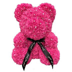 New Charming Diamond Rose Bears 40cm Artificial Flower Teddy Bears For Valentins's Day Mother's Day Birthday Gifts Stevvex