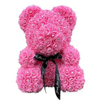 New Charming Diamond Rose Bears 40cm Artificial Flower Teddy Bears For Valentins's Day Mother's Day Birthday Gifts Stevvex