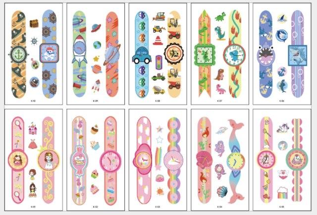 New Children's Sticker Animals Pattern Tattoo Bear Lion Rainbow Luxury Colorful Children Sets Stevvex