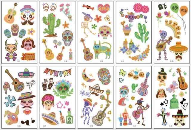 New Children's Sticker Animals Pattern Tattoo Bear Lion Rainbow Luxury Colorful Children Sets Stevvex