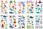 New Children's Sticker Animals Pattern Tattoo Bear Lion Rainbow Luxury Colorful Children Sets Stevvex