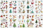 New Children's Sticker Animals Pattern Tattoo Bear Lion Rainbow Luxury Colorful Children Sets Stevvex