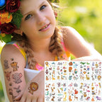 New Children's Sticker Animals Pattern Tattoo Bear Lion Rainbow Luxury Colorful Children Sets Stevvex