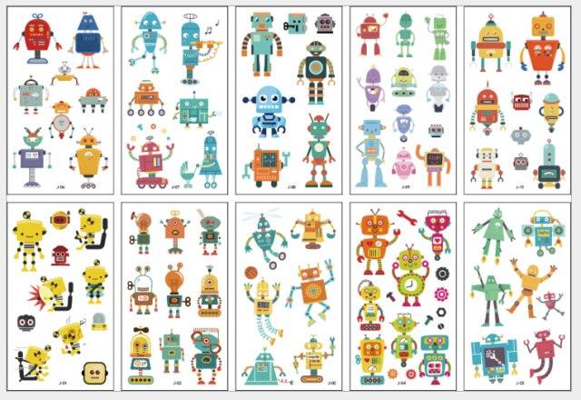 New Children's Sticker Animals Pattern Tattoo Bear Lion Rainbow Luxury Colorful Children Sets Stevvex