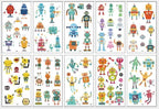 New Children's Sticker Animals Pattern Tattoo Bear Lion Rainbow Luxury Colorful Children Sets Stevvex