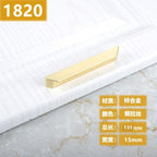 New Chinese Golden Cupboard Door Drawer Concealed Buckle Handle Wardrobe Zinc Alloy Hardware Handle Kitchen Cupboard Hardware Modern Style Furniture Door Pulls Stevvex