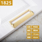 New Chinese Golden Cupboard Door Drawer Concealed Buckle Handle Wardrobe Zinc Alloy Hardware Handle Kitchen Cupboard Hardware Modern Style Furniture Door Pulls Stevvex