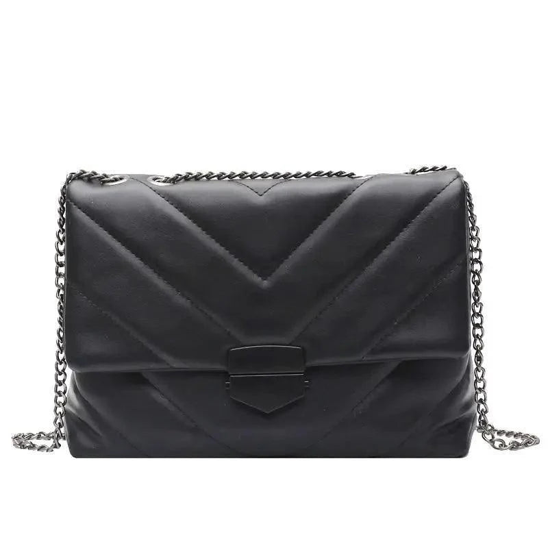 New Classic Embroidery Thread Small PU Leather Crossbody Bags For Women And Girls Trending Shoulder Female Handbags Stevvex