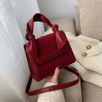 New Classic Women's Shoulder Bag ,Designer High Quality Leather, Messenger Bags And Fashionable Solid Color Buckle Luxury Handbags Stevvex