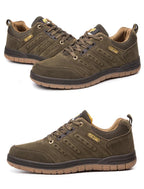 New Classics Style Mens Hiking Shoes Lace Up Men Sport Wear-Resistant Outdoor Jogging Camping Low Cut Hiking Work Boots Outdoor Mountaineering Sport Shoes Stevvex